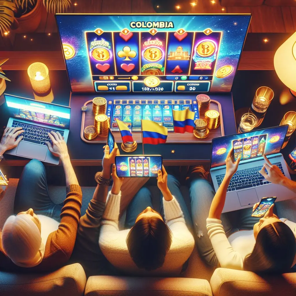 Usuarios colombianos disfrutando Stake Casino en línea con juegos y criptomonedas