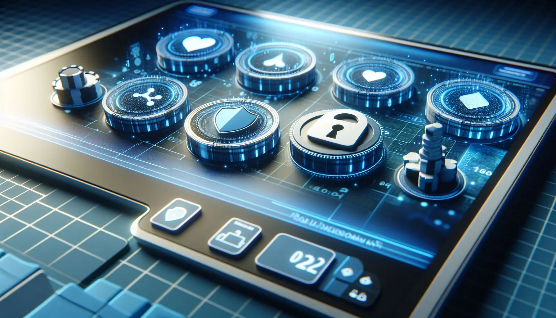 Ilustración de datos personales protegidos en plataforma de juego digital